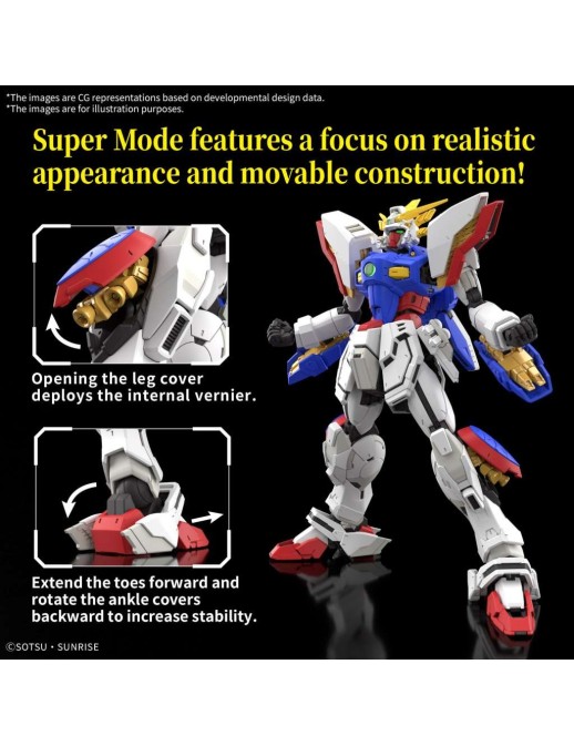 Bandai Real Grade RG 1/144 Mobile Suit Gundam GF13-017NJ Shining Gundam