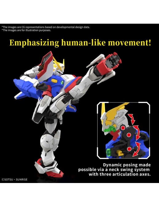 Bandai Real Grade RG 1/144 Mobile Suit Gundam GF13-017NJ Shining Gundam