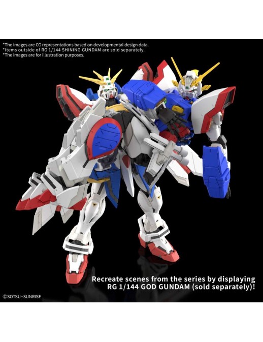 Bandai Real Grade RG 1/144 Mobile Suit Gundam GF13-017NJ Shining Gundam
