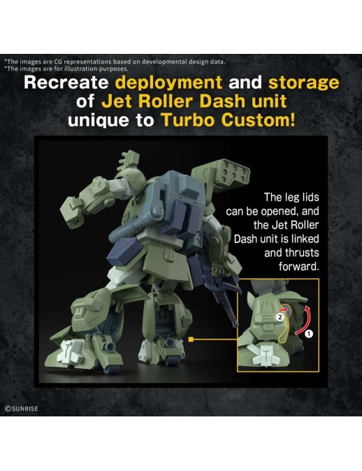 Bandai High Grade HG Armored Trooper Votoms ATM-09-STTC Scopedog Turbo Custom