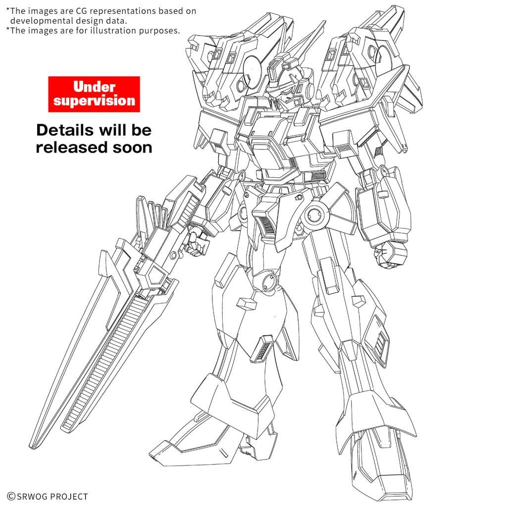 BANDAI HIGH GRADE HG 1/144 SUPER ROBOT WARS ASK-AD02 ASHSAVIOUR