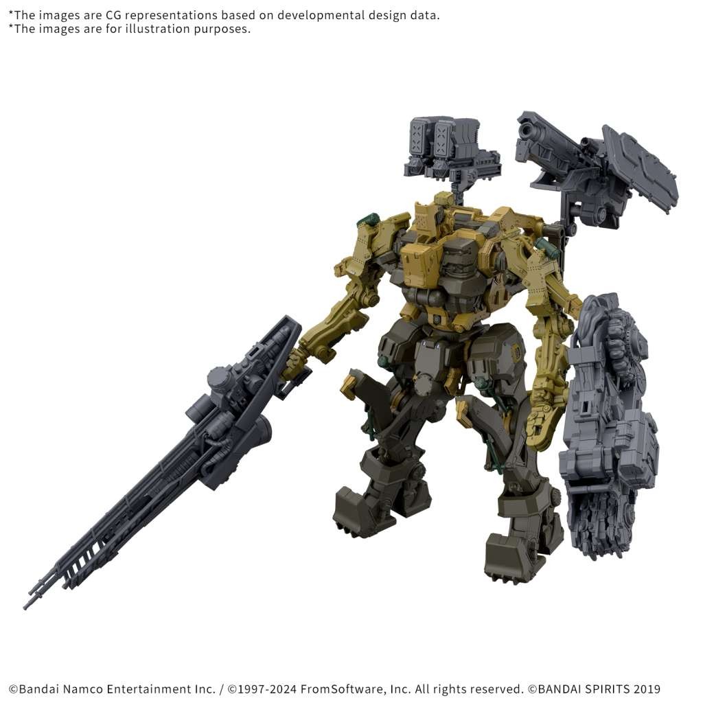BANDAI 30 MINUTES MISSIONS ARMORED CORE VI FIRES OF RUBICON RAD CC-3000 WRECKER MILK TOOTH