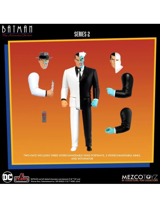 Mezco Batman The Animated Series 5 Points Action Figures Vol.2 Deluxe Box Set