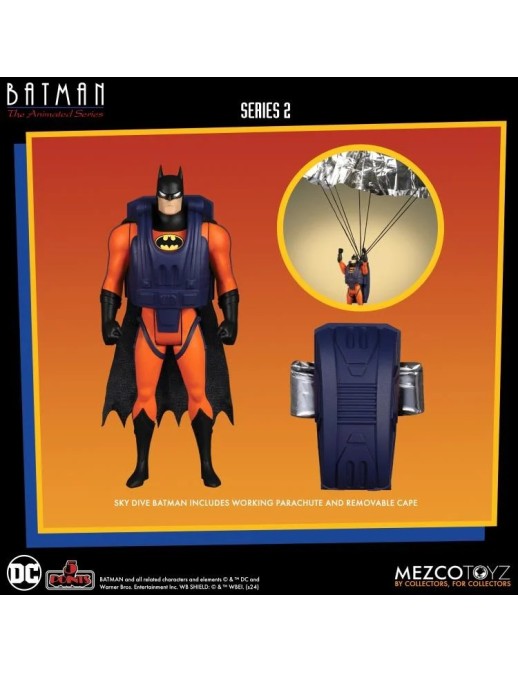 Mezco Batman The Animated Series 5 Points Action Figures Vol.2 Deluxe Box Set