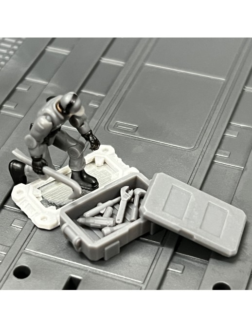 Diaclone Dia-nauts Maintence Crew Set