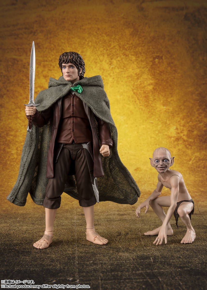 BANDAI S.H. FIGUARTS THE LORD OF THE RINGS FRODO & GOLLUM