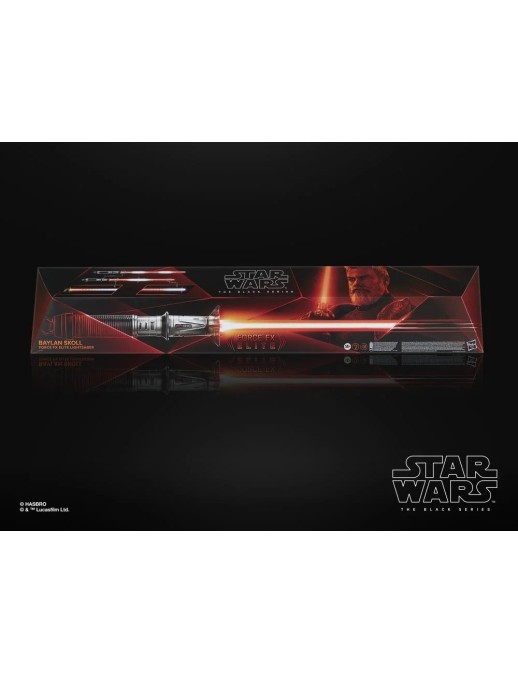 Hasbro Star Wars The Black Series Replica 1/1 Force FX Elite Baylon Skoll Lightsaber