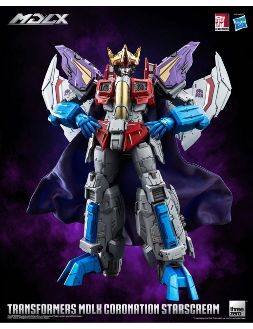 Threezero Transformers MDLX Articulated Figures Series Coronation Starscream
