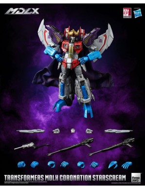 Threezero Transformers MDLX Articulated Figures Series Coronation Starscream