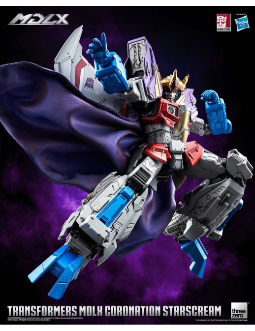 Threezero Transformers MDLX Articulated Figures Series Coronation Starscream