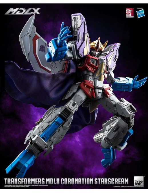 Threezero Transformers MDLX Articulated Figures Series Coronation Starscream