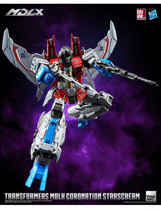 Threezero Transformers MDLX Articulated Figures Series Coronation Starscream