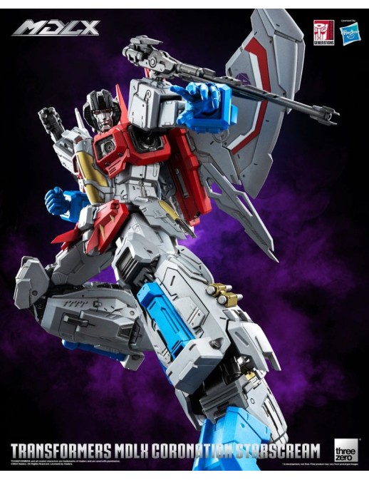 Threezero Transformers MDLX Articulated Figures Series Coronation Starscream