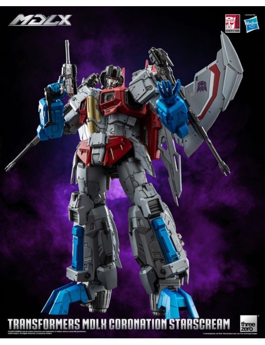 Threezero Transformers MDLX Articulated Figures Series Coronation Starscream