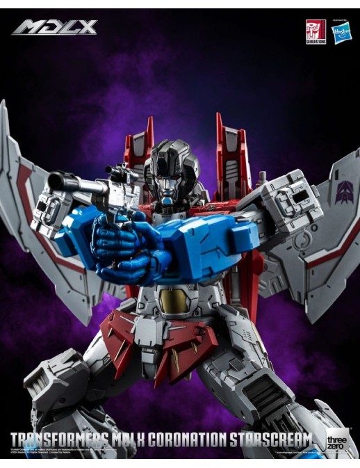 Threezero Transformers MDLX Articulated Figures Series Coronation Starscream