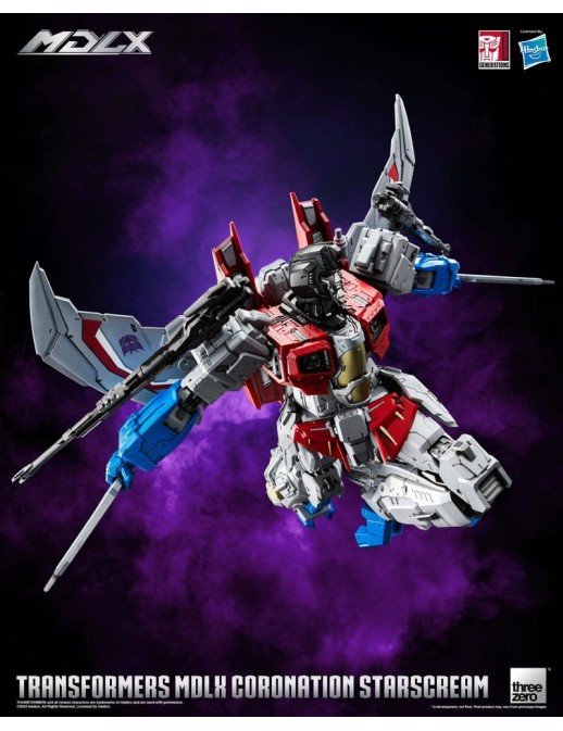Threezero Transformers MDLX Articulated Figures Series Coronation Starscream