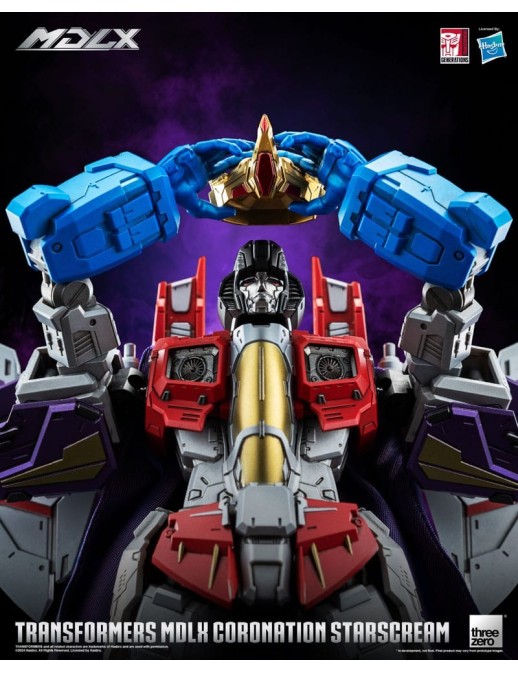 Threezero Transformers MDLX Articulated Figures Series Coronation Starscream