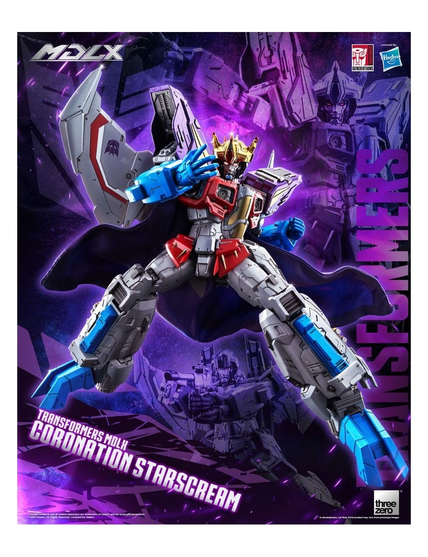 Threezero Transformers MDLX Articulated Figures Series Coronation Starscream