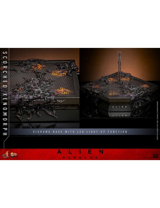 Hot Toys Movie Masterpiece Alien Romulus Scorched Xenomorph 1/6 Scale Collectible Figure