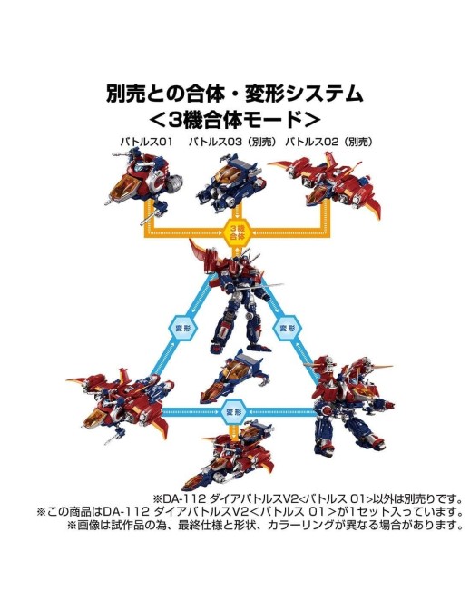 Takara Tomy Diaclone Reboot DA-112 Dia-Battles V2 Battles 01