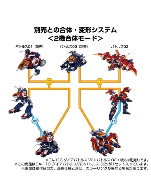Takara Tomy Diaclone Reboot DA-113 Dia-Battles V2 Battles 02