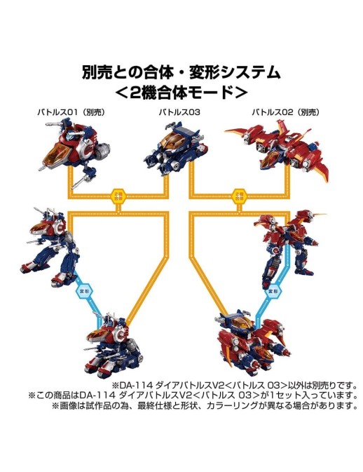 Takara Tomy Diaclone Reboot DA-114 Dia-Battles V2 Battles 03