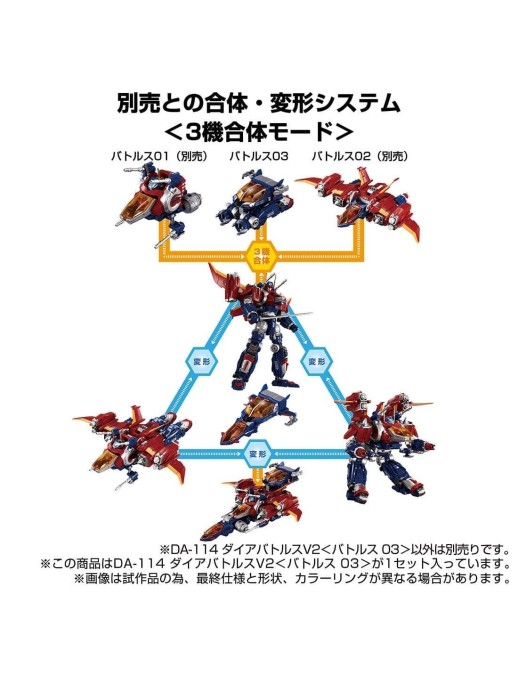 Takara Tomy Diaclone Reboot DA-114 Dia-Battles V2 Battles 03