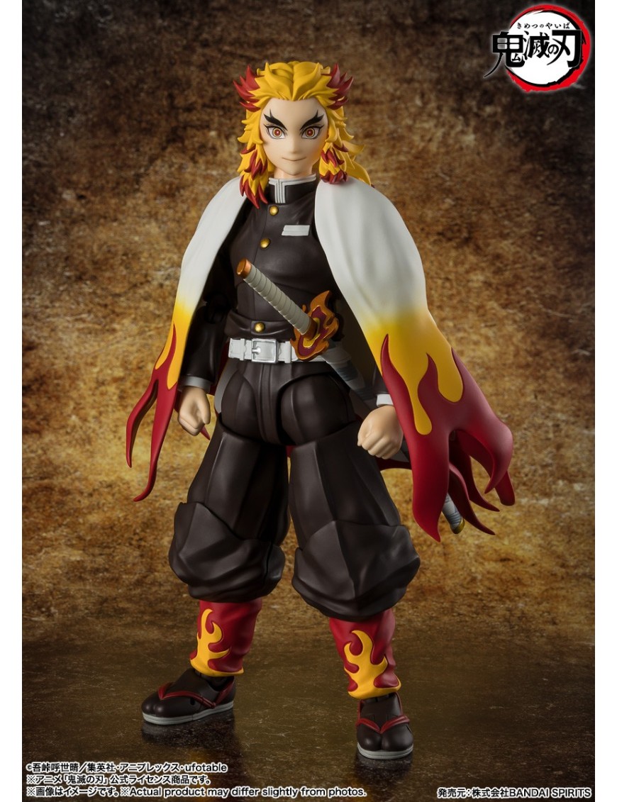 Bandai S.H. Figuarts Demon Slayer Kimetsu No Yaiba Kyojuro Rengoku Bandai S.H. Figuarts Demon Slayer Kimetsu No Yaiba Kyojuro Rengoku