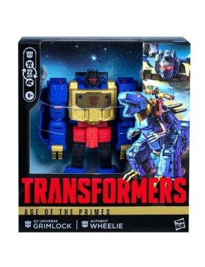 Hasbro Transformers Age of the Primes Leader Class G2 Universe Grimlock & Autobot Wheelie