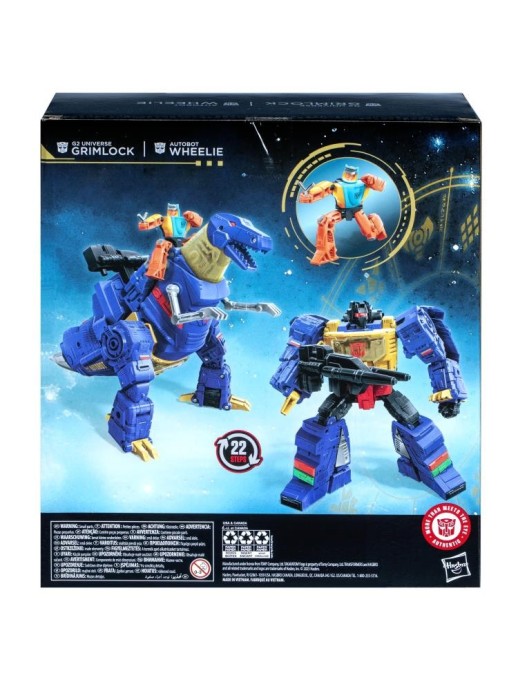 Hasbro Transformers Age of the Primes Leader Class G2 Universe Grimlock & Autobot Wheelie