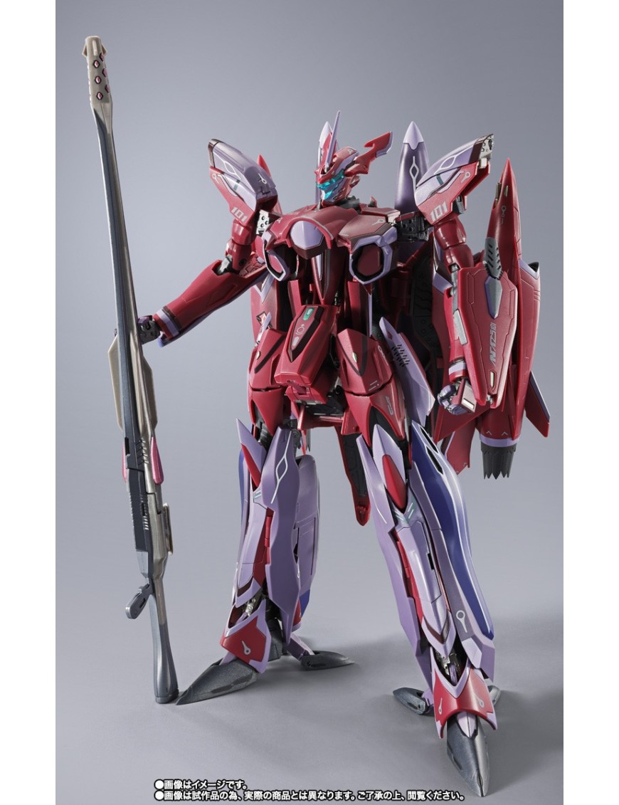 Bandai DX Chogokin Macross Frontier VF-27ySP Super Lucifer Valkyrie Brera Stern Custom Revival Version Bandai DX Chogokin Macross Frontier VF-27ySP Super Lucifer Valkyrie Brera Stern Custom Revival Version