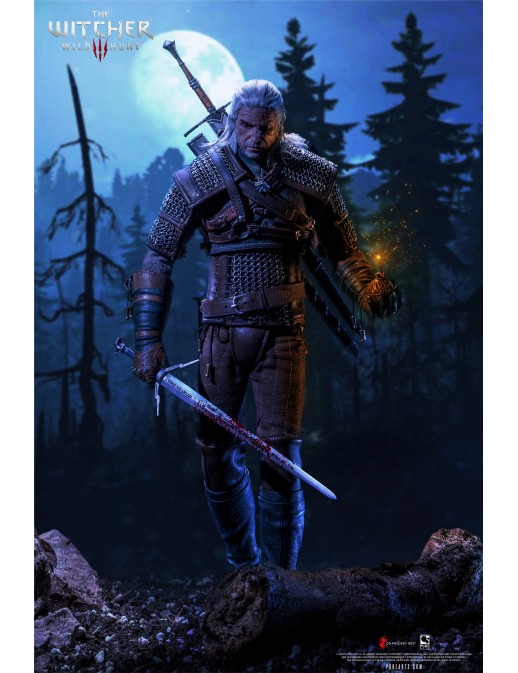 Pure Arts The Witcher 3: Wild Hunt Geralt of Rivia 1/6 Scale Action Figure