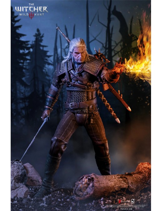 Pure Arts The Witcher 3: Wild Hunt Geralt of Rivia 1/6 Scale Action Figure