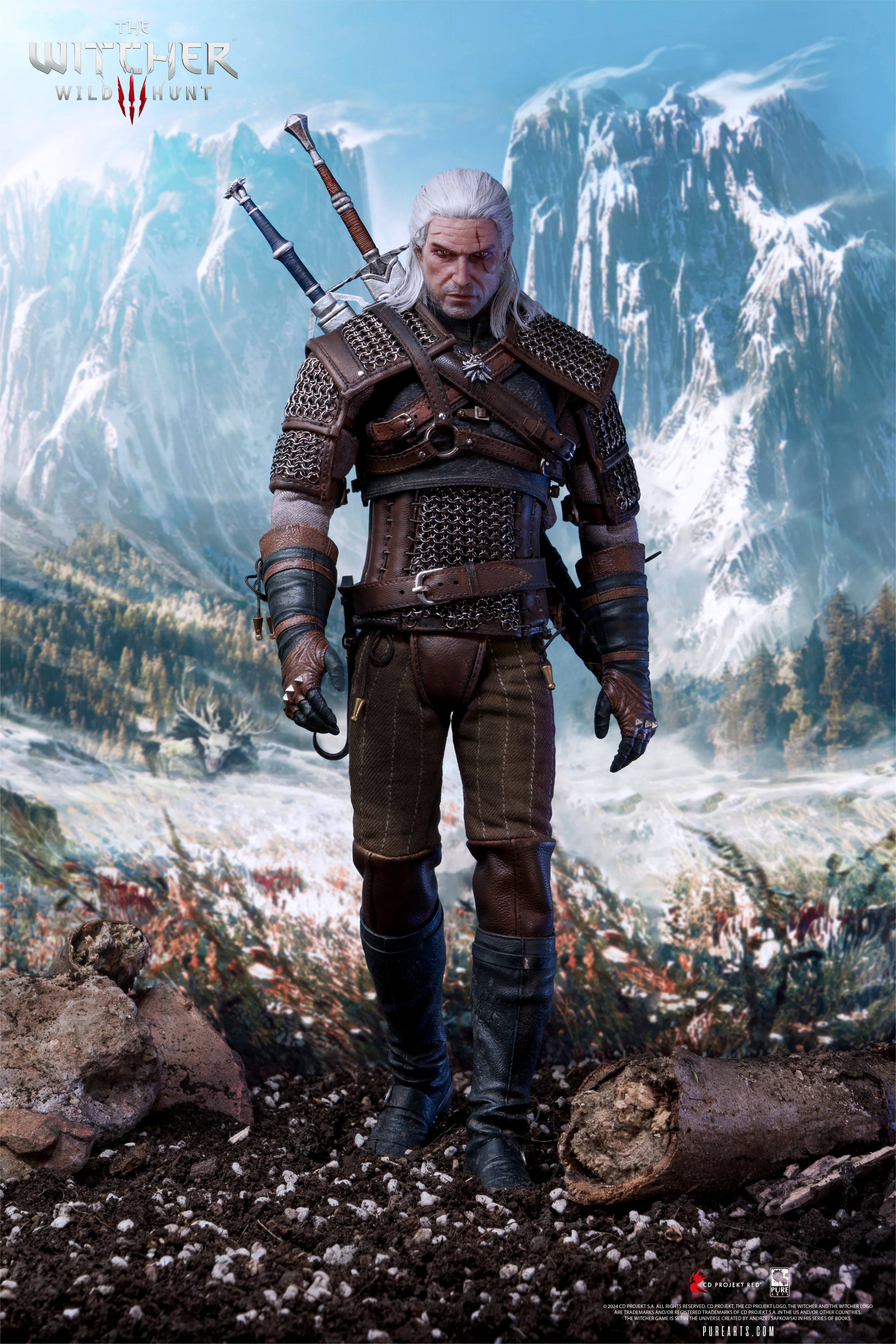 PURE ARTS THE WITCHER 3: WILD HUNT GERALT OF RIVIA 1/6 SCALE ACTION FIGURE