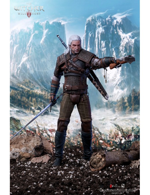Pure Arts The Witcher 3: Wild Hunt Geralt of Rivia 1/6 Scale Action Figure