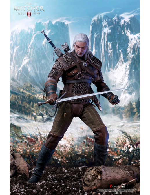 Pure Arts The Witcher 3: Wild Hunt Geralt of Rivia 1/6 Scale Action Figure