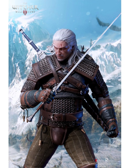 Pure Arts The Witcher 3: Wild Hunt Geralt of Rivia 1/6 Scale Action Figure