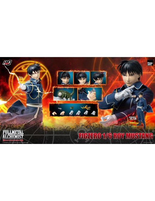 Threezero FigZero Fullmetal Alchemist Brotherhood Roy Mustang