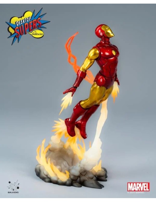 Galaxias Marvel Desktop Supers Iron Man Classic Edition 1/8 Scale Figure