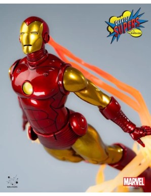 Galaxias Marvel Desktop Supers Iron Man Classic Edition 1/8 Scale Figure
