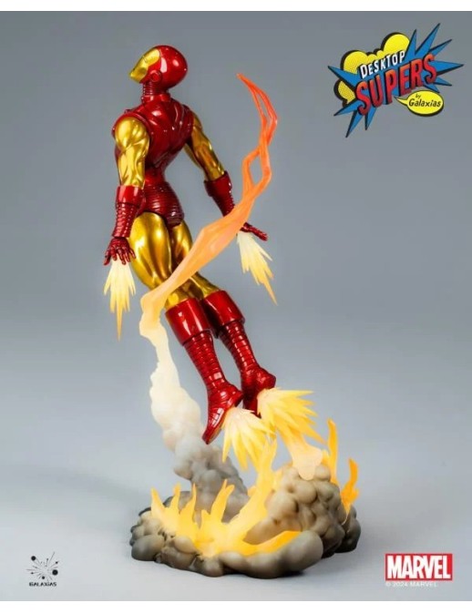 Galaxias Marvel Desktop Supers Iron Man Classic Edition 1/8 Scale Figure