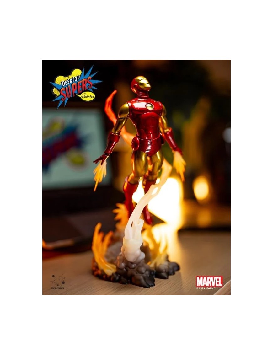 Galaxias Marvel Desktop Supers Iron Man Classic Edition 1/8 Scale Figure Galaxias Marvel Desktop Supers Iron Man Classic Edition 1/8 Scale Figure