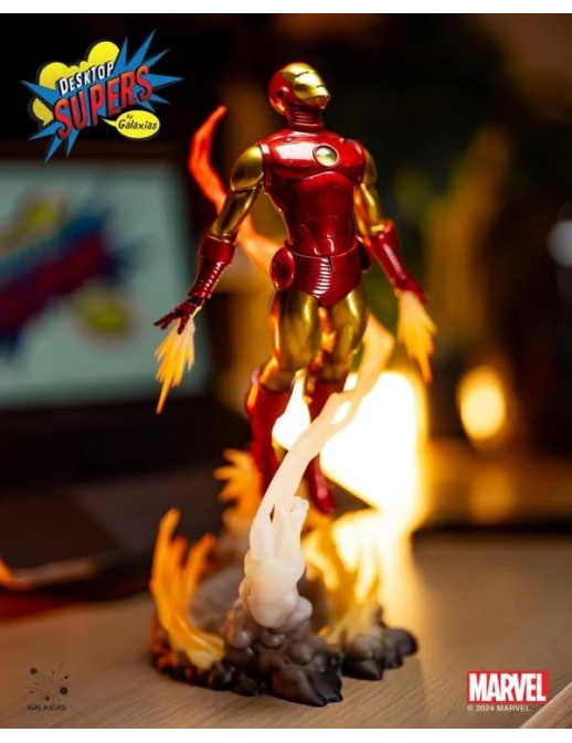 Galaxias Marvel Desktop Supers Iron Man Classic Edition 1/8 Scale Figure