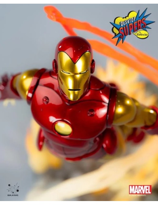 Galaxias Marvel Desktop Supers Iron Man Classic Edition 1/8 Scale Figure