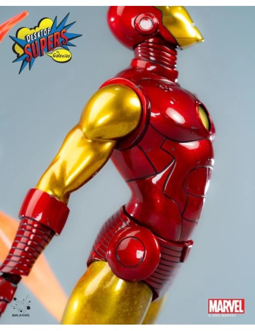 Galaxias Marvel Desktop Supers Iron Man Classic Edition 1/8 Scale Figure
