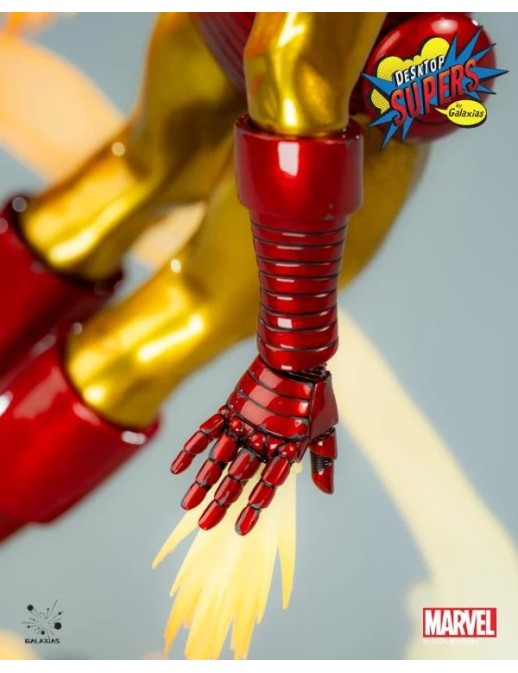 Galaxias Marvel Desktop Supers Iron Man Classic Edition 1/8 Scale Figure