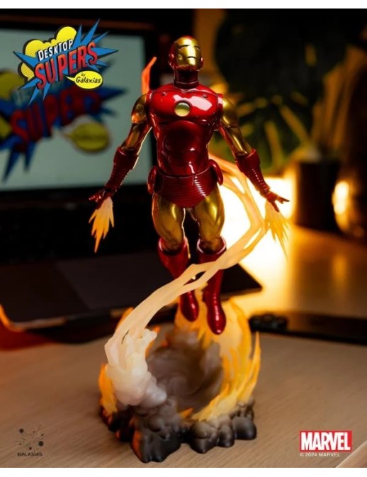 Galaxias Marvel Desktop Supers Iron Man Classic Edition 1/8 Scale Figure