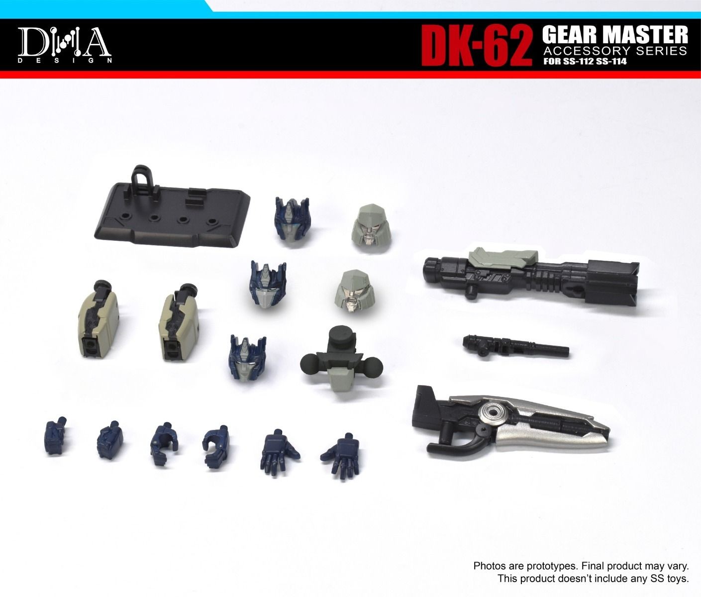 DNA DESIGN DK-62 UPGRADE KIT FOR GEAR MASTER SS-112 & SS-114