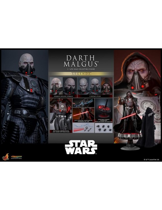 Hot Toys Videogame Masterpiece Star Wars The Old Republic Darth Malgus 1/6 Scale Collectible Figure