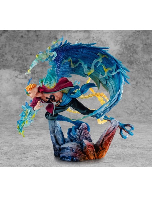 Megahouse P.O.P. Portrait of Pirates One Piece MAS-MAXIMUM Whitebeard Pirates Captain 1st Squadron Marco The Phoenix